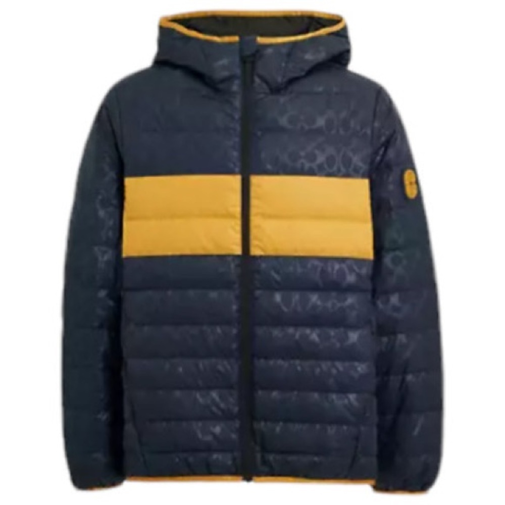 Coach Men's sky captain Yellow Puffer Jacket